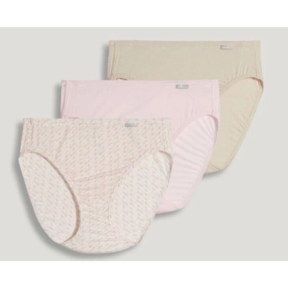New Jockey Women's sz 5 Underwear Super Soft 3 Pack Soft Comfy Elance Pink